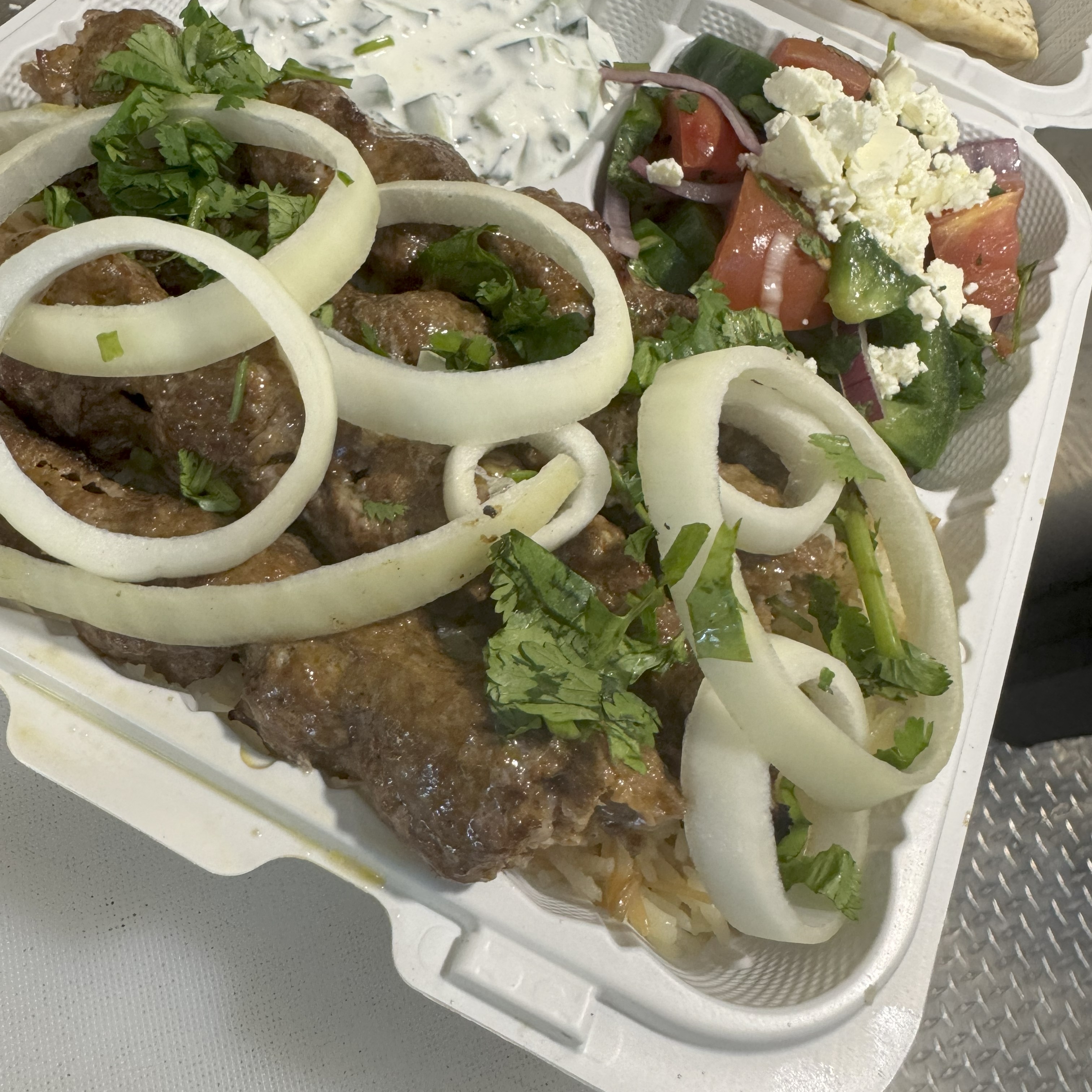 Beef Kebab Plate